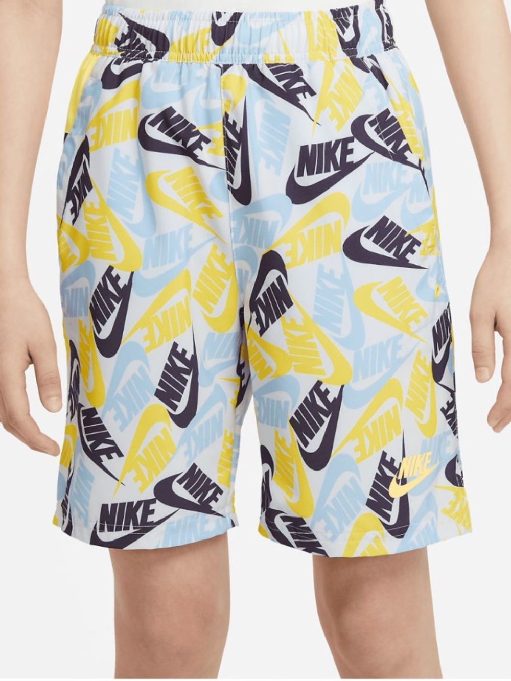Boys Nike Printed Logo Woven Shorts